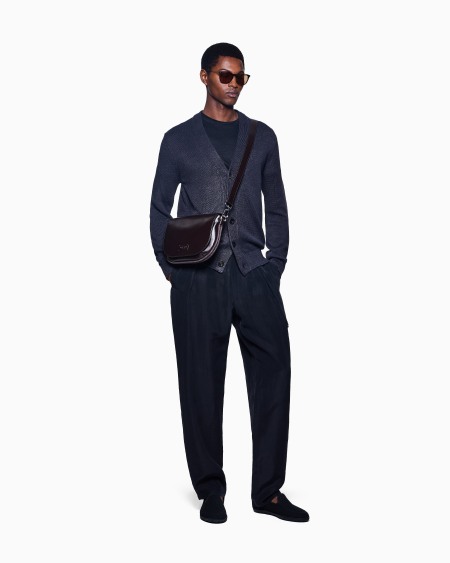 A|x Armani Exchange Stretch-linen Crew-neck T-shirt