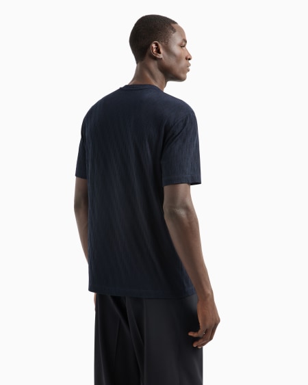 A|x Armani Exchange Stretch Viscose-blend Crew-neck T-shirt