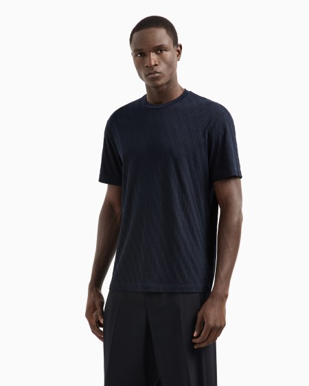 A|x Armani Exchange Stretch Viscose-blend Crew-neck T-shirt
