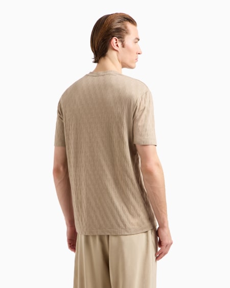 A|x Armani Exchange Stretch Viscose-blend Crew-neck T-shirt