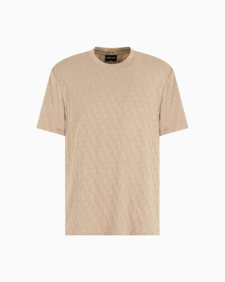 a|x armani exchange Stretch viscose-blend crew-neck T-shirt