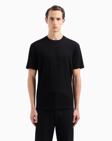A|x Armani Exchange Stretch Viscose-blend Crew-neck T-shirt