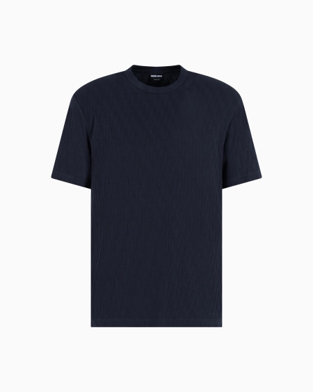 a|x armani exchange Stretch viscose-blend crew-neck T-shirt