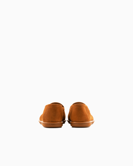 A|x Armani Exchange Suede Loafers With Embroidered Logo