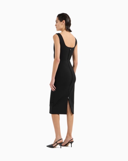 A|x Armani Exchange Technical Viscose-jersey Tube Dress