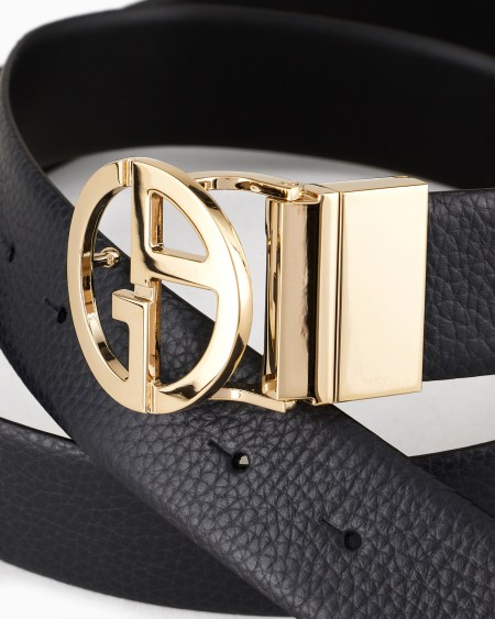 A|x Armani Exchange Two-toned Reversible Leather Belt