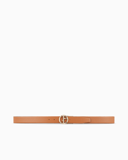 A|x Armani Exchange Two-toned Reversible Leather Belt