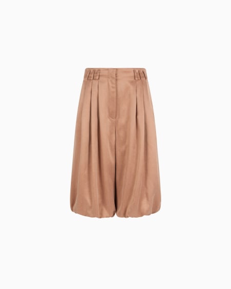 a|x armani exchange Viscose and cupro Bermuda shorts