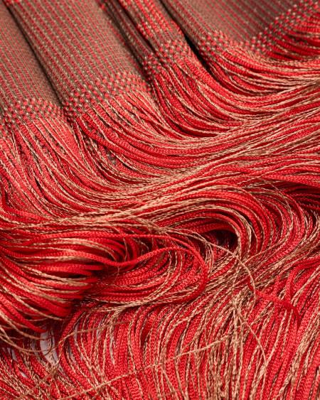 A|x Armani Exchange Viscose And Silk Blend Jacquard Stole