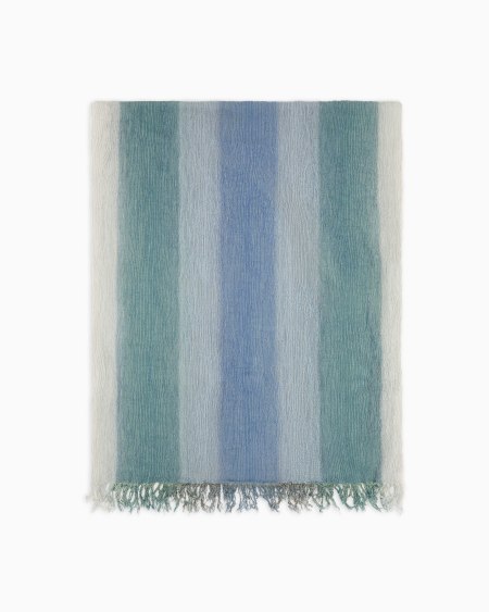 a|x armani exchange Viscose and silk jacquard stole