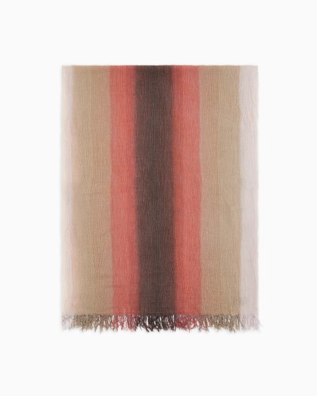 a|x armani exchange Viscose and silk jacquard stole