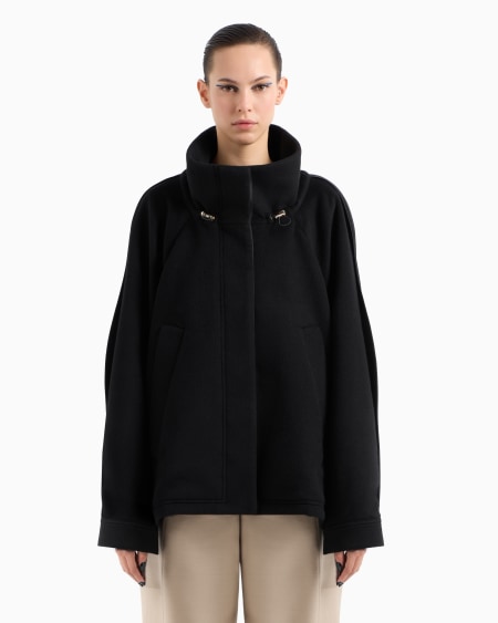 A|x Armani Exchange Wool And Cashmere Oversized Blouson