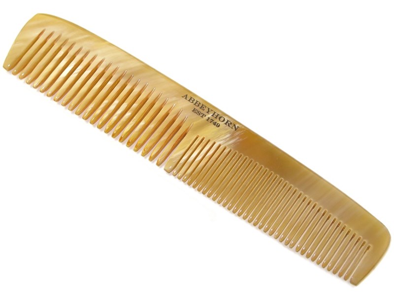 abbeyhorn 6 1/2" Cow Horn Comb