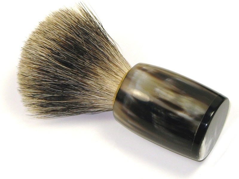abbeyhorn Badger Bristle & Horn Shaving Brush