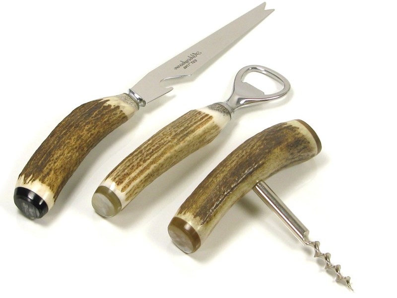 abbeyhorn Bar Set - Stag Antler - Three Piece