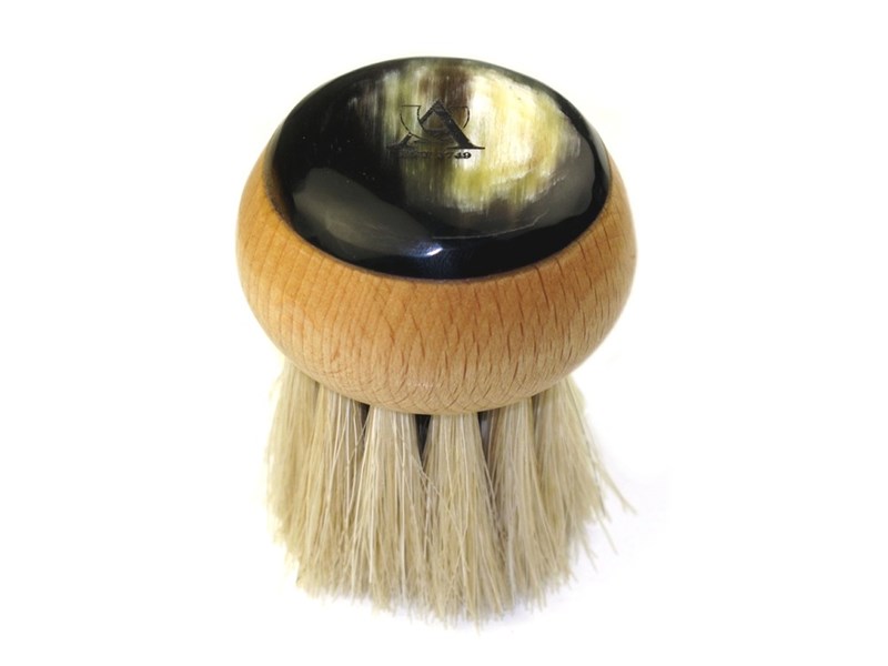 abbeyhorn Beechwood & Horn Mushroom Brush
