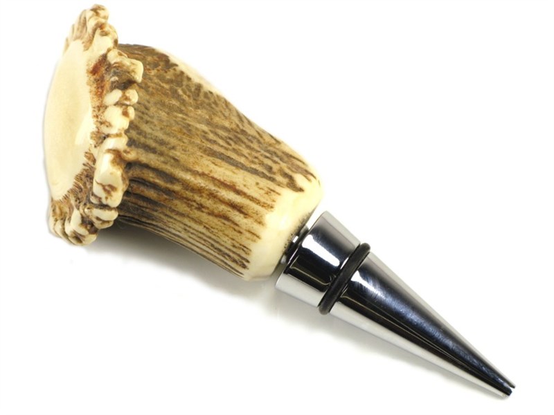 abbeyhorn Bottle Stopper - Stag Antler - Crown