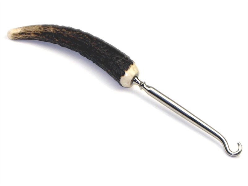 abbeyhorn Button Hook - Stag Antler