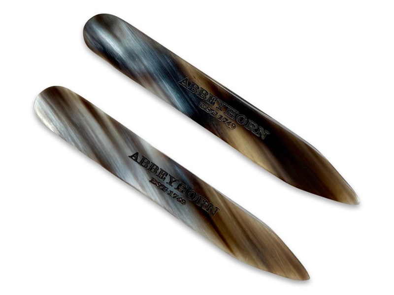 abbeyhorn Collar Stiffeners - Horn - 65mm