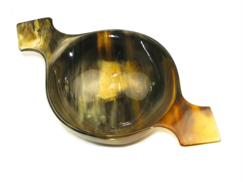 abbeyhorn Cow Horn Quaich - Large - 230mm