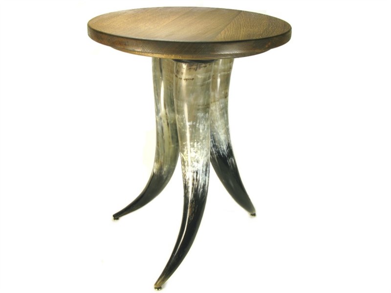 abbeyhorn Cow Horn Table