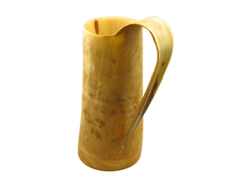 abbeyhorn Cow Horn Viking Mug - Rough - 1/2 Pint