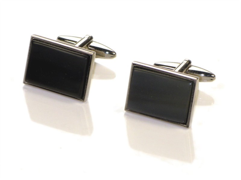 abbeyhorn Cufflinks - Rectangle - Cow Horn
