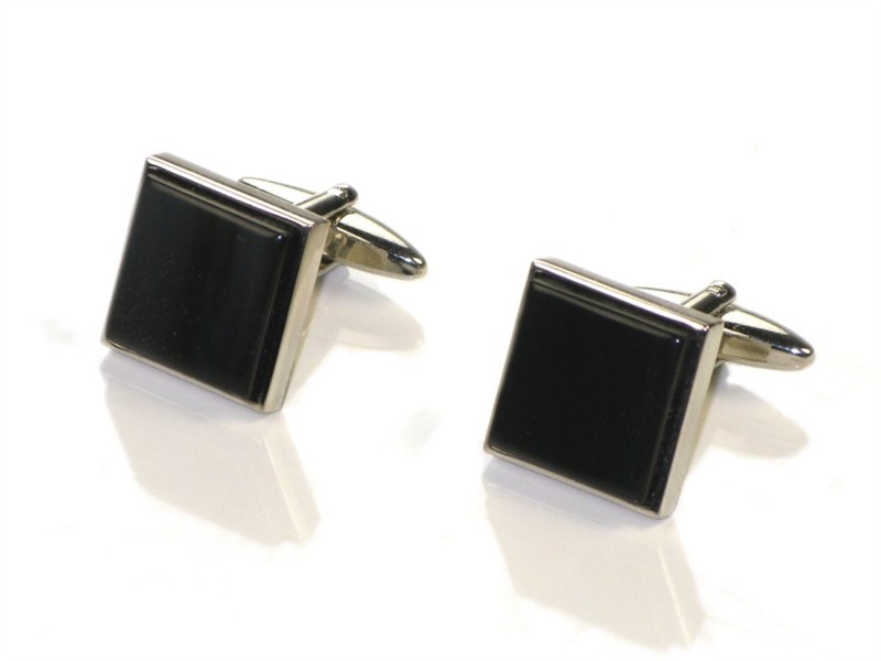 abbeyhorn Cufflinks - Square - Cow Horn
