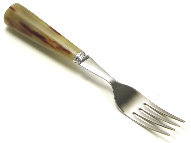 abbeyhorn Dessert Fork - Cow Horn