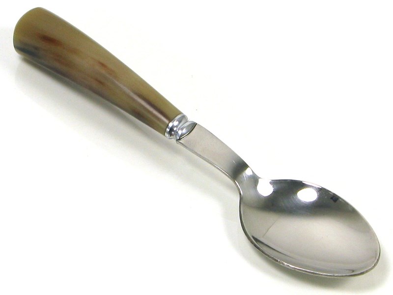abbeyhorn Dessert Spoon - Cow Horn