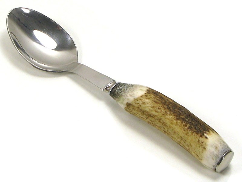 abbeyhorn Dessert Spoon - Stag Antler