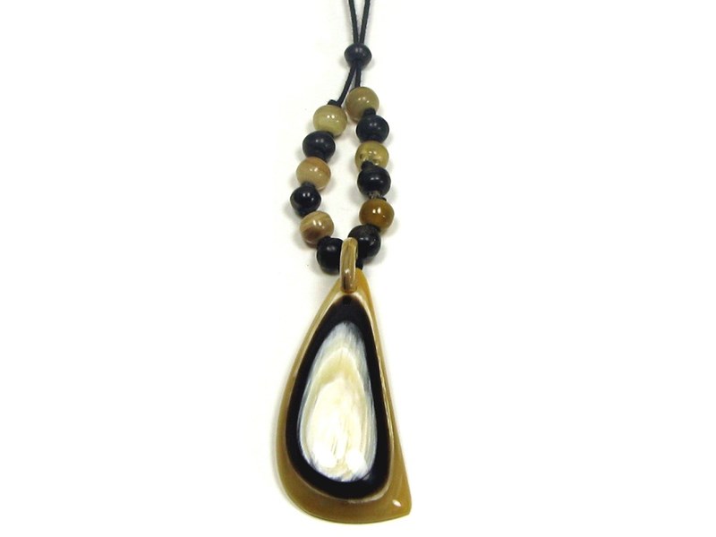 abbeyhorn Droplet Shaped Horn Pendant