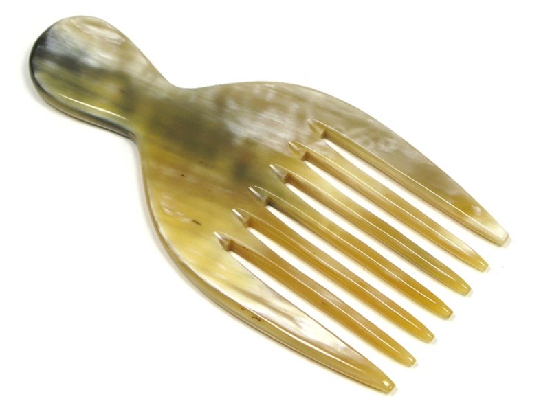 abbeyhorn Horn Afro Comb