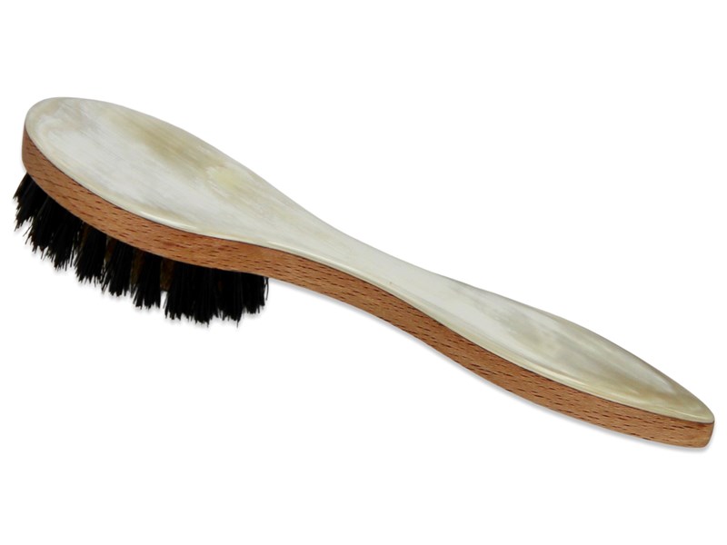 abbeyhorn Horn Backed Suede Brush