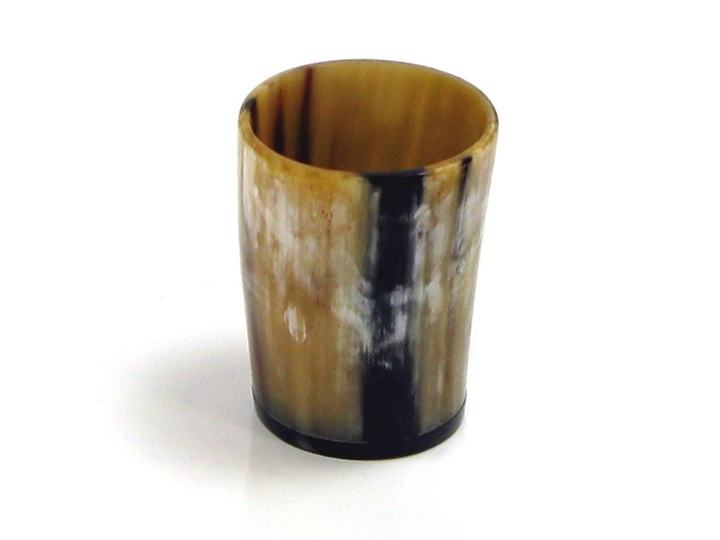 abbeyhorn Horn Whisky Tot - Polished - 70mm
