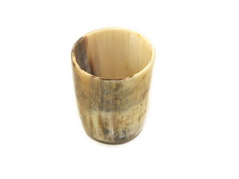 abbeyhorn Horn Whisky Tot - Rough - 70mm