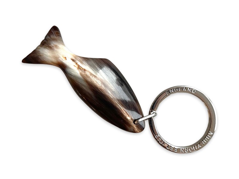 abbeyhorn Keyring - Oxhorn - Fish - Small