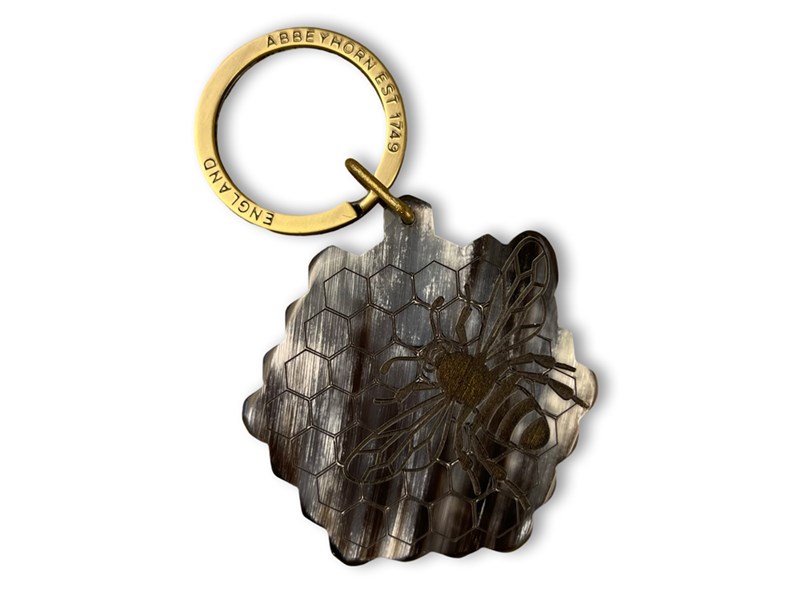 abbeyhorn Keyring - Oxhorn - Honeycomb Bee