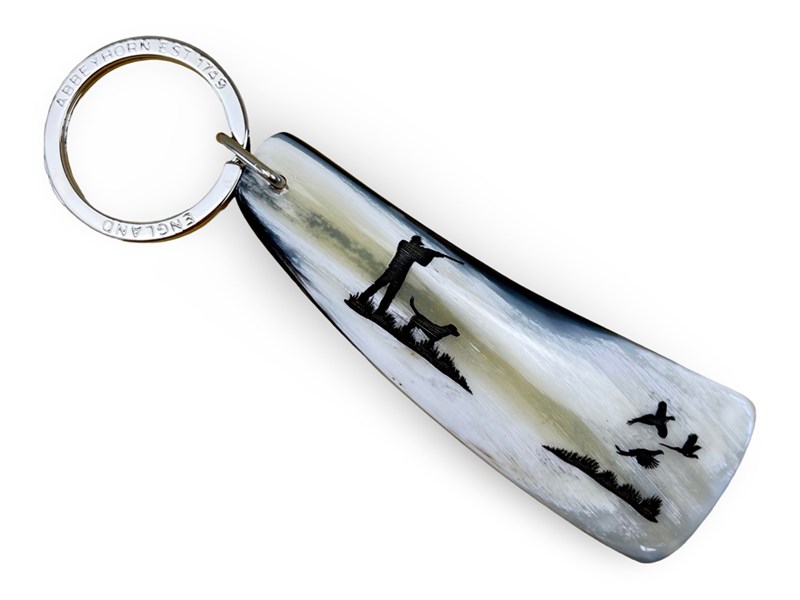 abbeyhorn Keyring - Oxhorn - Hunting