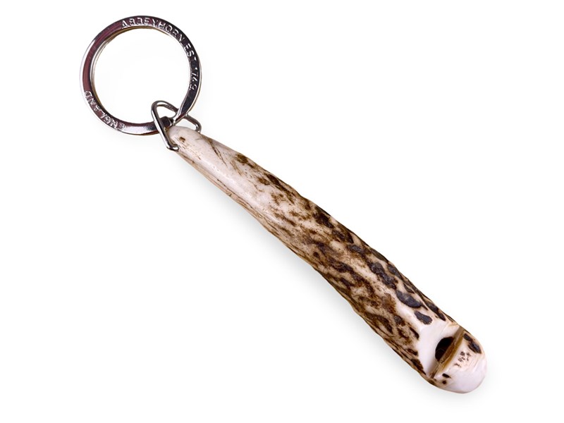 abbeyhorn Keyring - Stag Antler - Whistle