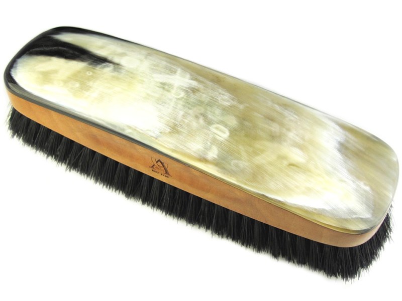 abbeyhorn Large Cow Horn Clothes Brush