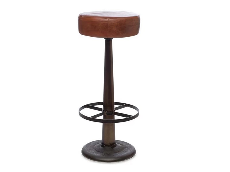 abbeyhorn Narwana Leather Stool
