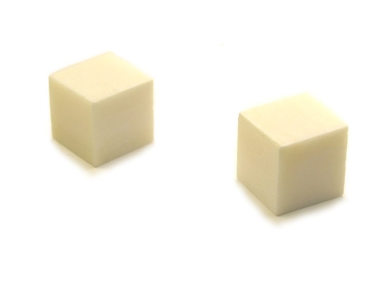 abbeyhorn Pair of Blank Bone Dice