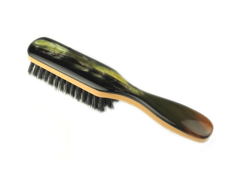 abbeyhorn Pearwood & Horn Four Rows Pocket Brush