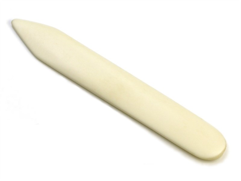 abbeyhorn Pointed Folder 6" - Bone