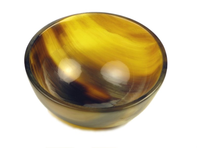 abbeyhorn Polished Cow Horn Bowl - Tiny - 65mm