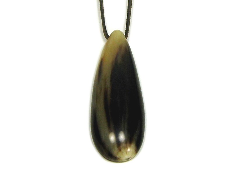abbeyhorn Raindrop Shaped Horn Pendant