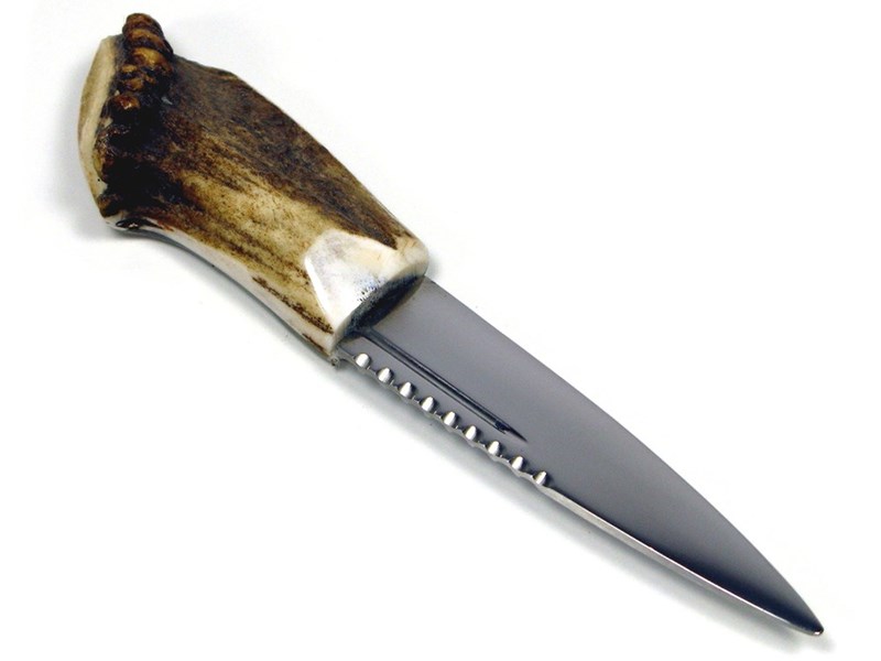 abbeyhorn Sgian Dubh - Stag Antler Crown Handle
