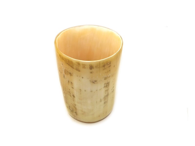 abbeyhorn Small Horn Beaker - Rough - 90mm