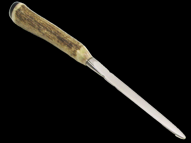 abbeyhorn Letter Opener - Stag Antler Handle - Old Style Blade